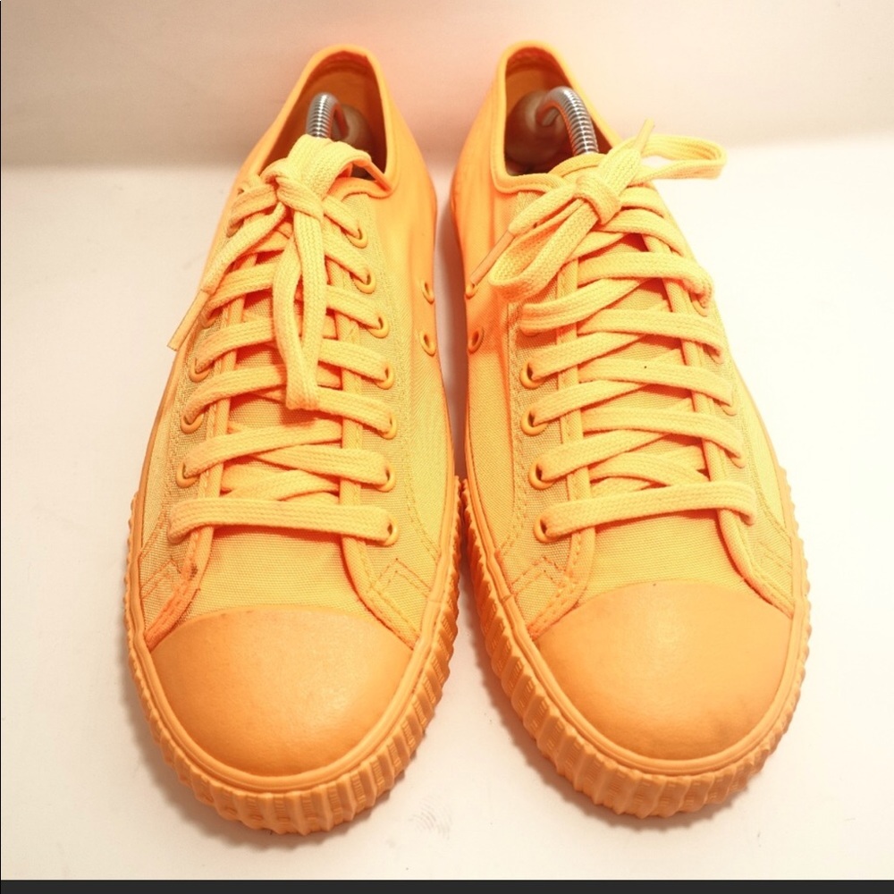 Vintage PF flyer yellow orange low top shoes
